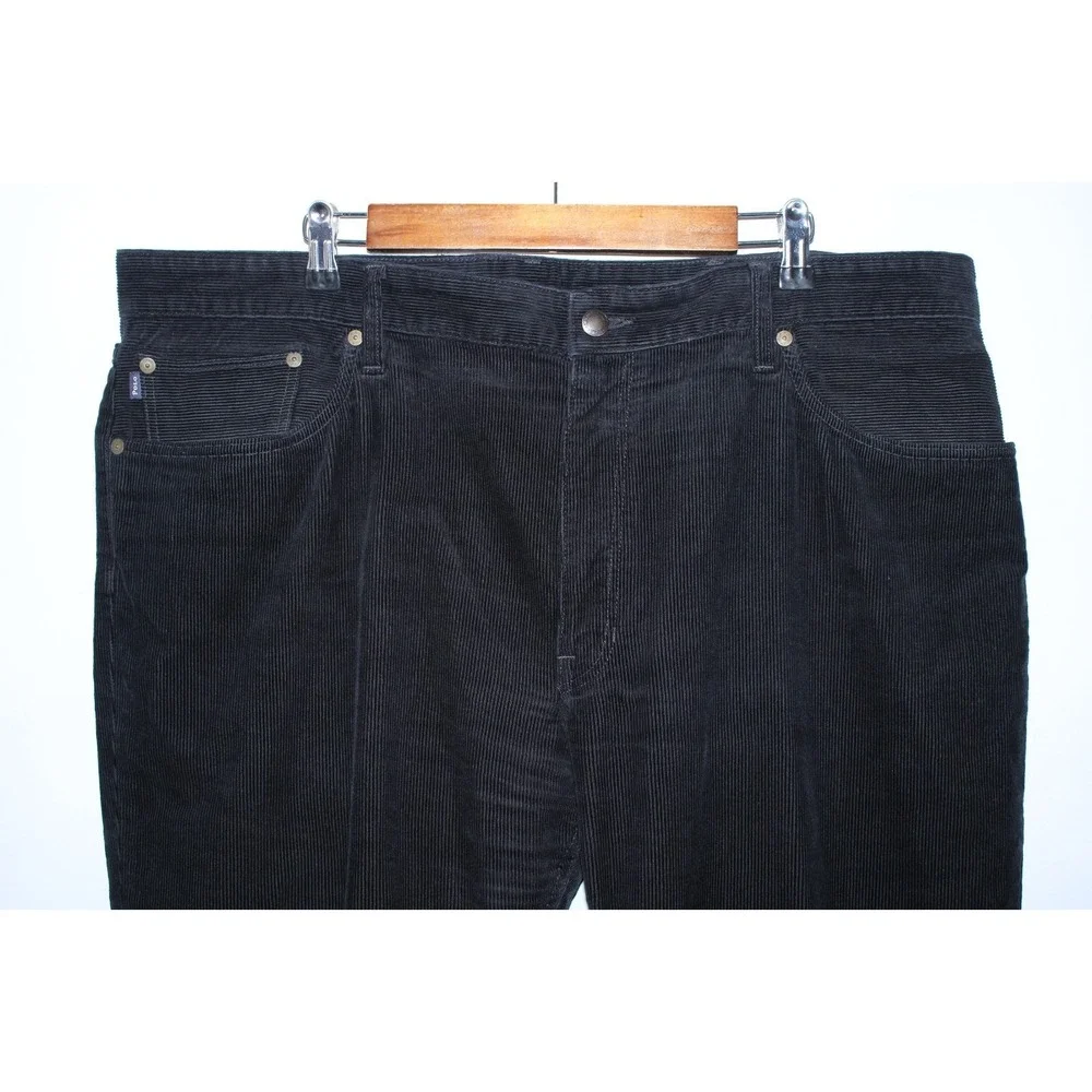 Polo Ralph Lauren Men's Size 40x30 Black Corduroy Pants